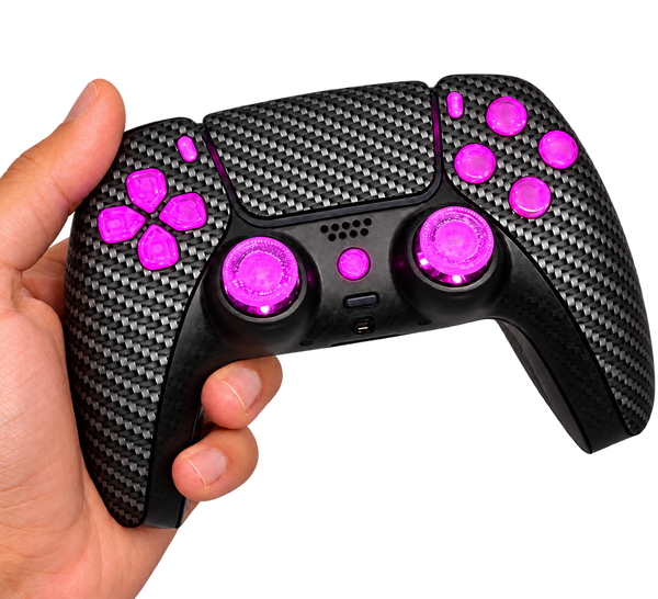 Pinker LED Controller für die PlayStation 5 PS5