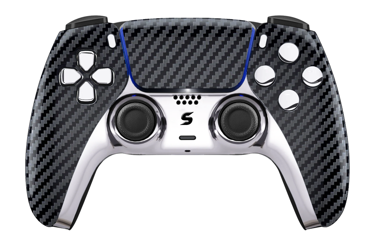 Swag Controller Custom PS5 Controller SWAG Carbon Silver Edition – SWAG Controller
