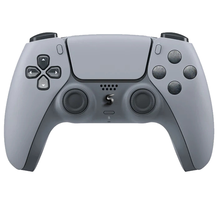 Custom PS5 Controller ‚SWAG Retro Edition‘ in einem auffälligen Retro-Design mit farbigen Elementen und einzigartigem Look.