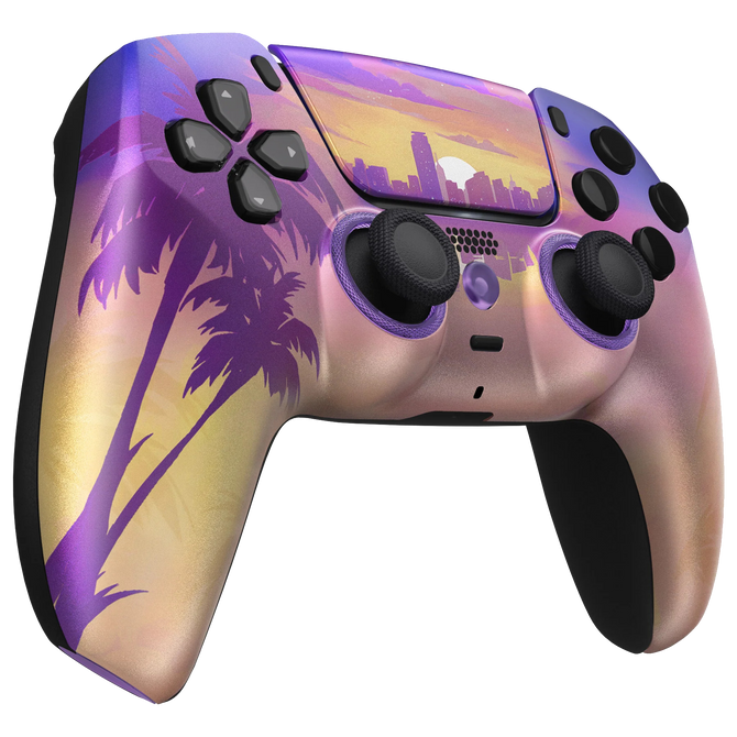 PS5 eSports Controller – ergonomisches Design im Miami Style mit Grip und Remap