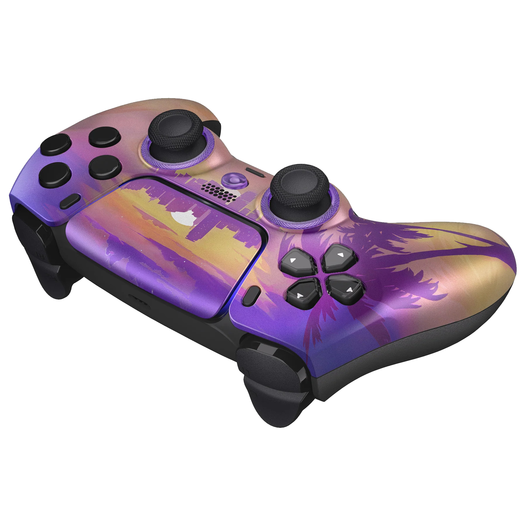 Farbenfroher PS5 Controller mit Trigger-Stop-Funktion und Pro-Gaming Features